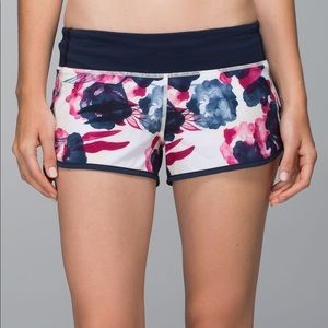 //SOLD// Inky floral Speed Shorts